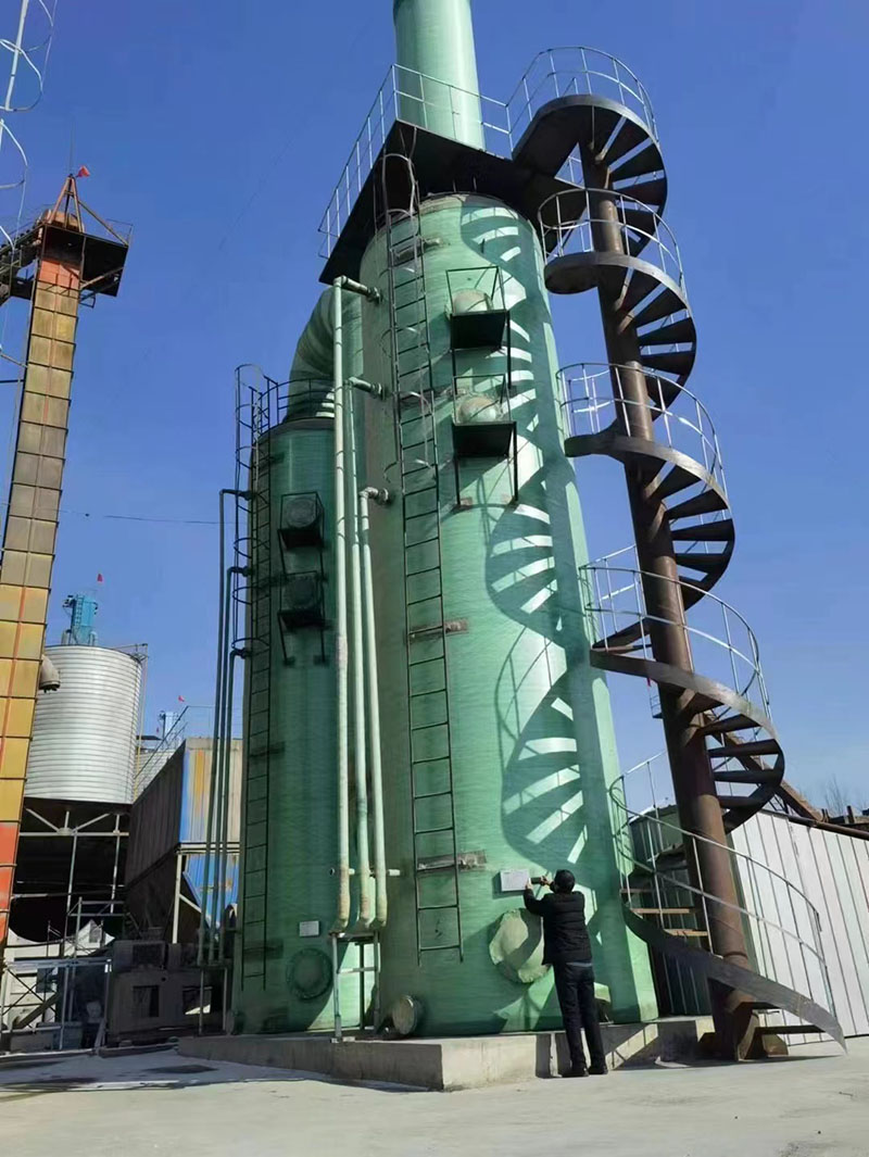 濕式脫硫塔雙塔